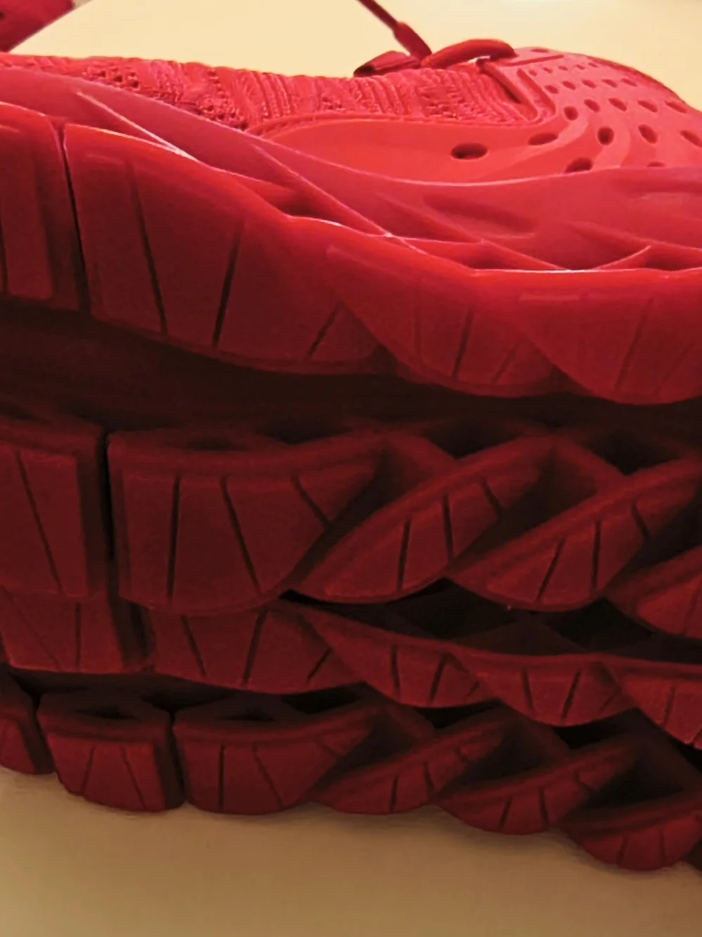Red Women's Athletic Shoes Size 8.5, New